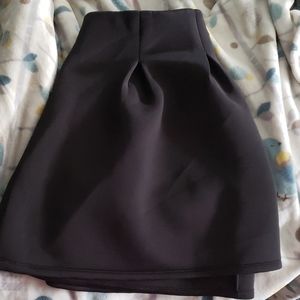 Black Scuba Skirt